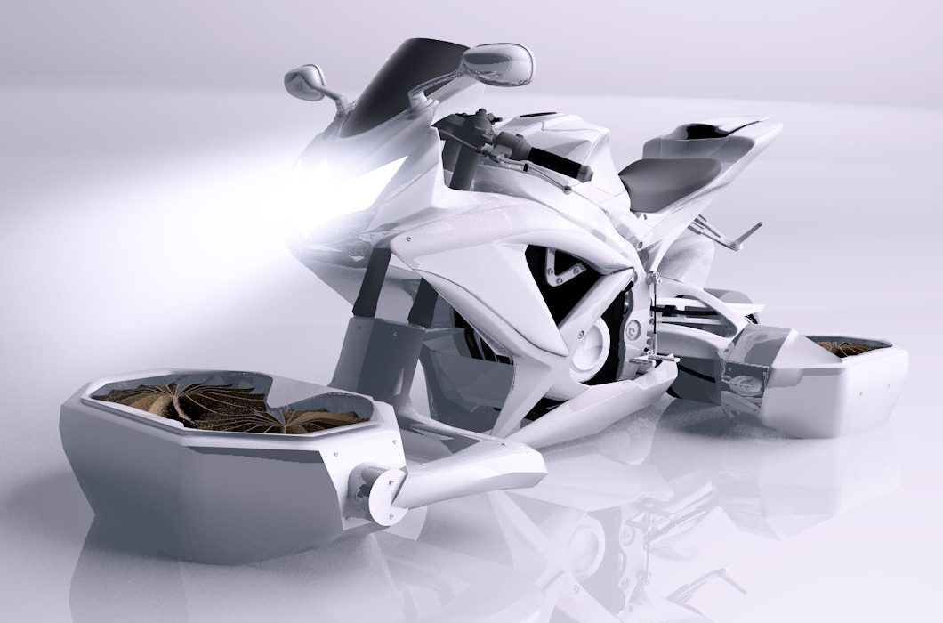 Thibault Chatillon MotoFly hybrid-electric VTOL hoverbike concept design aircraft Thibault Chatillon MotoFly hybrid-electric VTOL hoverbike concept design aircraft
